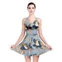 Famous heroes of the kabuki stage played by frogs  Reversible Skater Dress View1