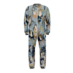 Famous Heroes Of The Kabuki Stage Played By Frogs  Onepiece Jumpsuit (kids) by Sobalvarro