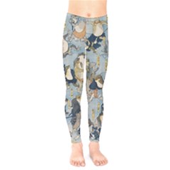 Famous heroes of the kabuki stage played by frogs  Kids  Leggings