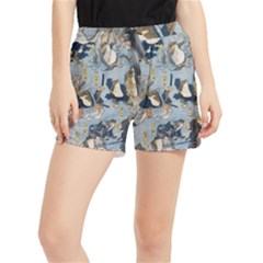 Famous Heroes Of The Kabuki Stage Played By Frogs  Runner Shorts by Sobalvarro