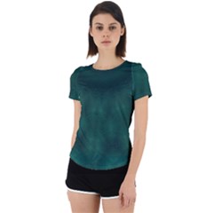 Windy Back Cut Out Sport Tee by LW323