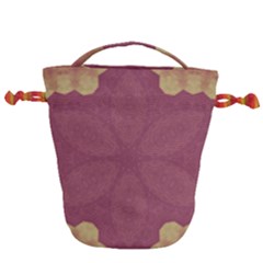 Misty Rose Drawstring Bucket Bag by LW323