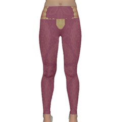 Misty Rose Lightweight Velour Classic Yoga Leggings