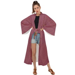 Misty Rose Maxi Kimono by LW323