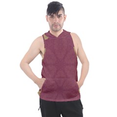 Misty Rose Men s Sleeveless Hoodie by LW323