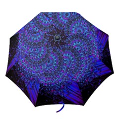 Uv Mandala Folding Umbrellas by MRNStudios