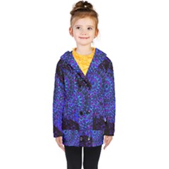 Uv Mandala Kids  Double Breasted Button Coat by MRNStudios