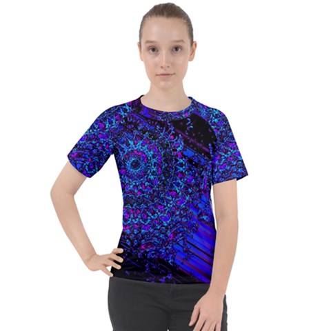 Uv Mandala Women s Sport Raglan Tee by MRNStudios