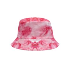 Pink Marbling Ornate Bucket Hat (kids) by kaleidomarblingart