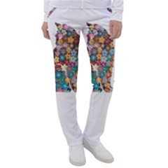 Flower Cat Women s Casual Pants