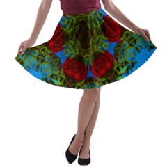 Rosette A-line Skater Skirt by LW323