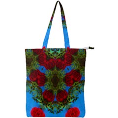 Rosette Double Zip Up Tote Bag by LW323