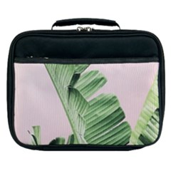 Palm Leaves On Pink Lunch Bag by goljakoff