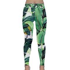 Banana Leaves Classic Yoga Leggings by goljakoff