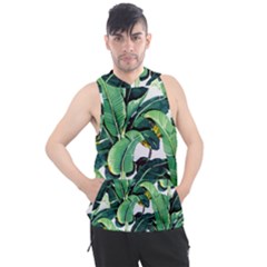 Banana Leaves Men s Sleeveless Hoodie by goljakoff