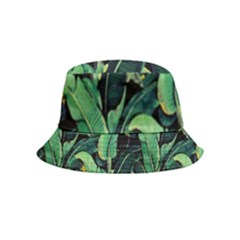 Night Banana Leaves Inside Out Bucket Hat (kids) by goljakoff