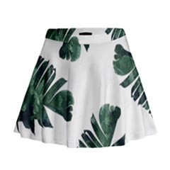 Banana Leaves Mini Flare Skirt by goljakoff