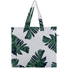 Banana Leaves Canvas Travel Bag by goljakoff