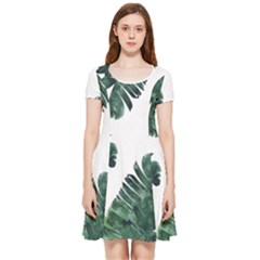 Banana Leaves Inside Out Cap Sleeve Dress by goljakoff
