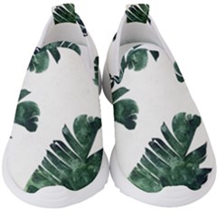 Banana Leaves Kids  Slip On Sneakers by goljakoff