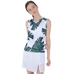 Banana Leaves Women s Sleeveless Sports Top by goljakoff