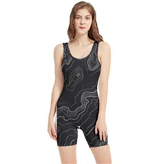 Topography Map Women s Wrestling Singlet by goljakoff