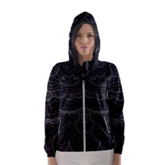 Topography Women s Hooded Windbreaker by goljakoff