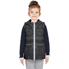 Topography Kids  Hooded Puffer Vest by goljakoff