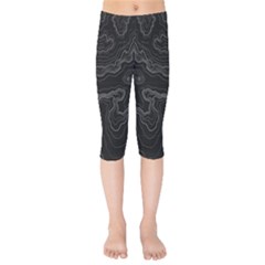 Topography Kids  Capri Leggings  by goljakoff