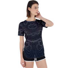 Topography Perpetual Short Sleeve T-shirt by goljakoff