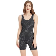 Topography Map Women s Wrestling Singlet by goljakoff