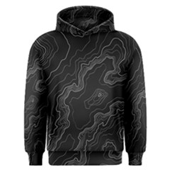 Topography Map Men s Overhead Hoodie by goljakoff
