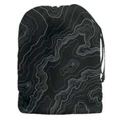 Topography Map Drawstring Pouch (3xl) by goljakoff