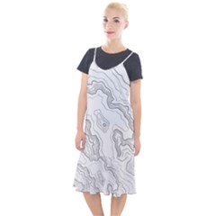 Topography Map Camis Fishtail Dress by goljakoff