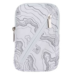 Topography Map Belt Pouch Bag (large) by goljakoff