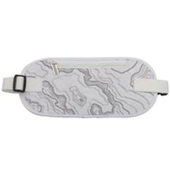 Topography Map Rounded Waist Pouch by goljakoff