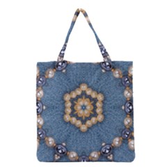 Denimpearls Grocery Tote Bag by LW323