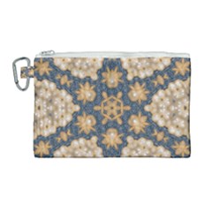 Denimpearls2 Canvas Cosmetic Bag (large) by LW323