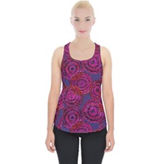 Unusual Circles  Abstraction Piece Up Tank Top by SychEva