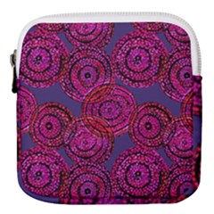 Unusual Circles  Abstraction Mini Square Pouch by SychEva