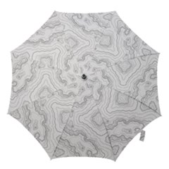 Topography Map Hook Handle Umbrellas (large)