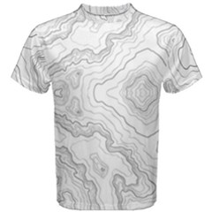 Topography Map Men s Cotton Tee by goljakoff