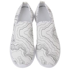 Topography Map Men s Slip On Sneakers by goljakoff