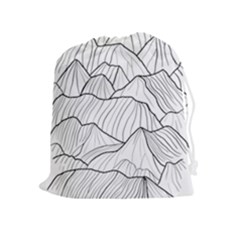 Mountains Drawstring Pouch (xl) by goljakoff
