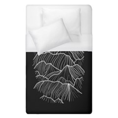 Black Mountain Duvet Cover (single Size) by goljakoff