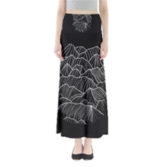 Black Mountain Full Length Maxi Skirt by goljakoff