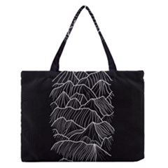 Black Mountain Zipper Medium Tote Bag by goljakoff