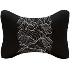 Black Mountain Seat Head Rest Cushion by goljakoff