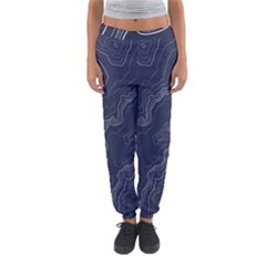 Topography Map Women s Jogger Sweatpants by goljakoff