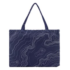 Topography Map Medium Tote Bag by goljakoff